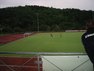 Blick aufs Spielfeld