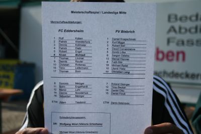 Ausw&auml;rtsspiel beim FC Eddersheim