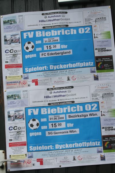 Heimspiel gegen den FC Ederbergland