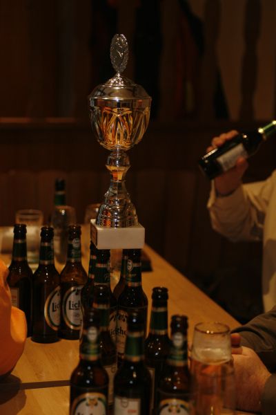 After-Work-Party oder Tradiotionelles Austrinken im Vereinsheim des FV Biebrich 02 (16. 01. 2010)