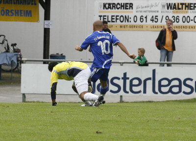 Turnier beim FC Eddersheim, Gruppenspiel gegen Germania Weilbach (18. 07. 2009)