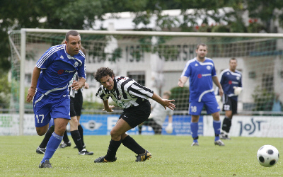 Turnier beim FC Eddersheim, Gruppenspiel gegen Germania Weilbach (18. 07. 2009)