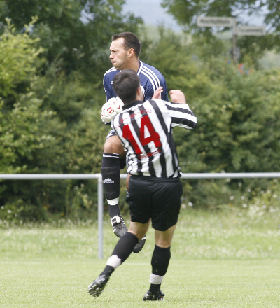 Turnier beim FC Eddersheim, Gruppenspiel gegen Germania Weilbach (18. 07. 2009)