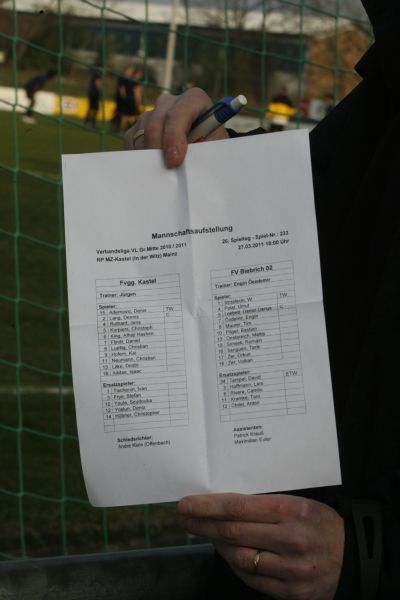 Ausw&auml;rtsspiel bei der FVgg Kastel 06