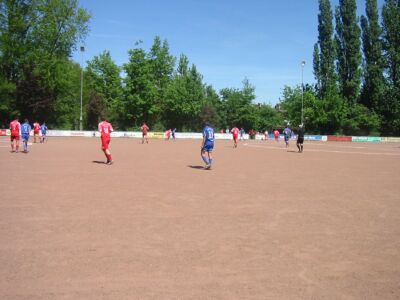 Unsere Zeite Mannschaft beim Meisterschaftsspiel in Hattersheim