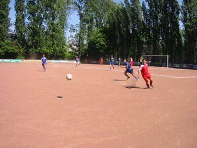 Unsere Zeite Mannschaft beim Meisterschaftsspiel in Hattersheim