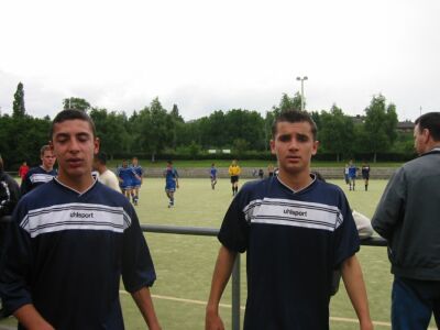 Mohamed Gazhali und Christian Poharetzki