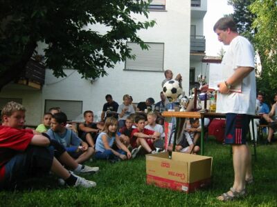 D1-Jugend Abschlussparty 2002/03