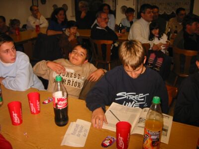 Weihnachtsfeier der D1 Jugend des FV Biebrich 02 2004