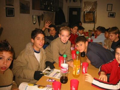 Weihnachtsfeier der D1 Jugend des FV Biebrich 02 2004